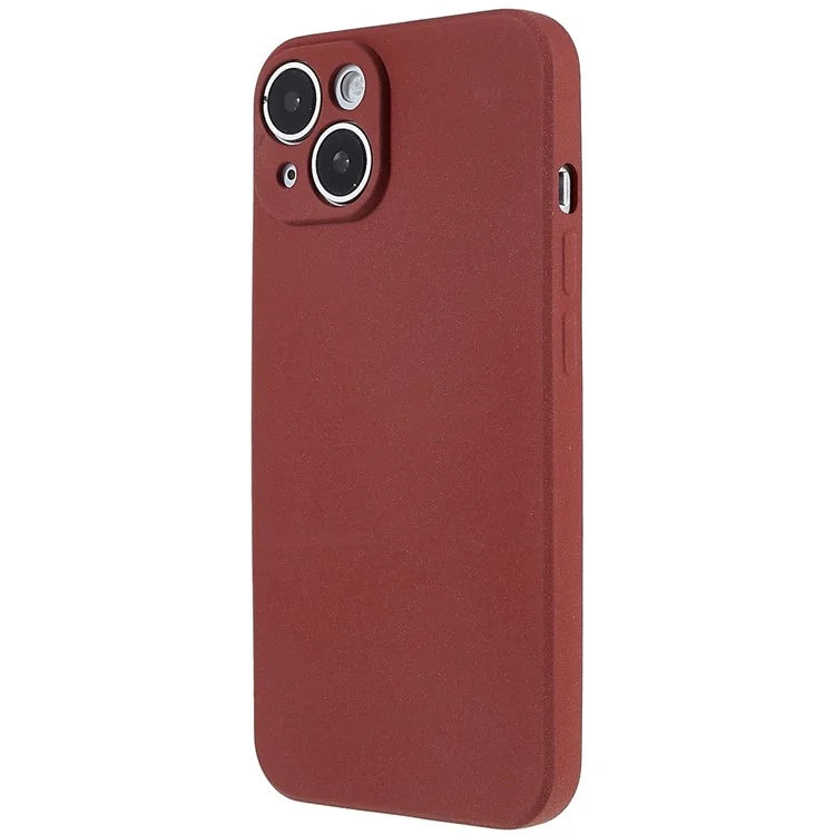 For iPhone 15 Plus Case TPU Anti-scratch Double-Sided Matte Phone Protector