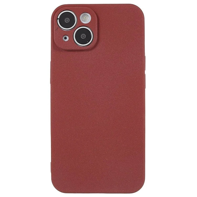 For iPhone 15 Plus Case TPU Anti-scratch Double-Sided Matte Phone Protector