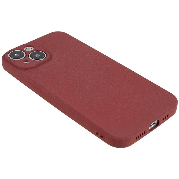 For iPhone 15 Plus Case TPU Anti-scratch Double-Sided Matte Phone Protector