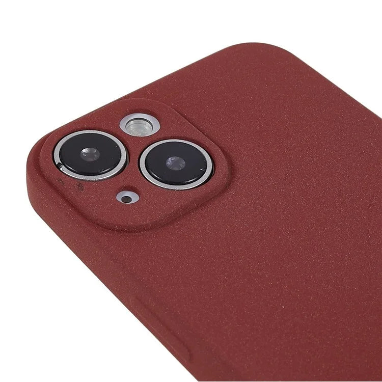 For iPhone 15 Plus Case TPU Anti-scratch Double-Sided Matte Phone Protector