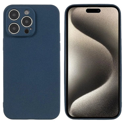 For iPhone 15 Pro Case TPU Double-Sided Matte Flexible Smart Phone Cover
