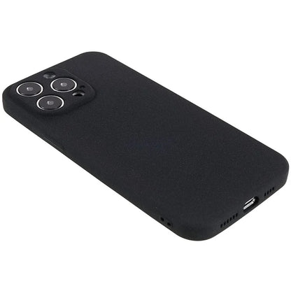 For iPhone 15 Pro Max Double-Sided Matte Phone Case TPU Shockproof Back Shell Cover