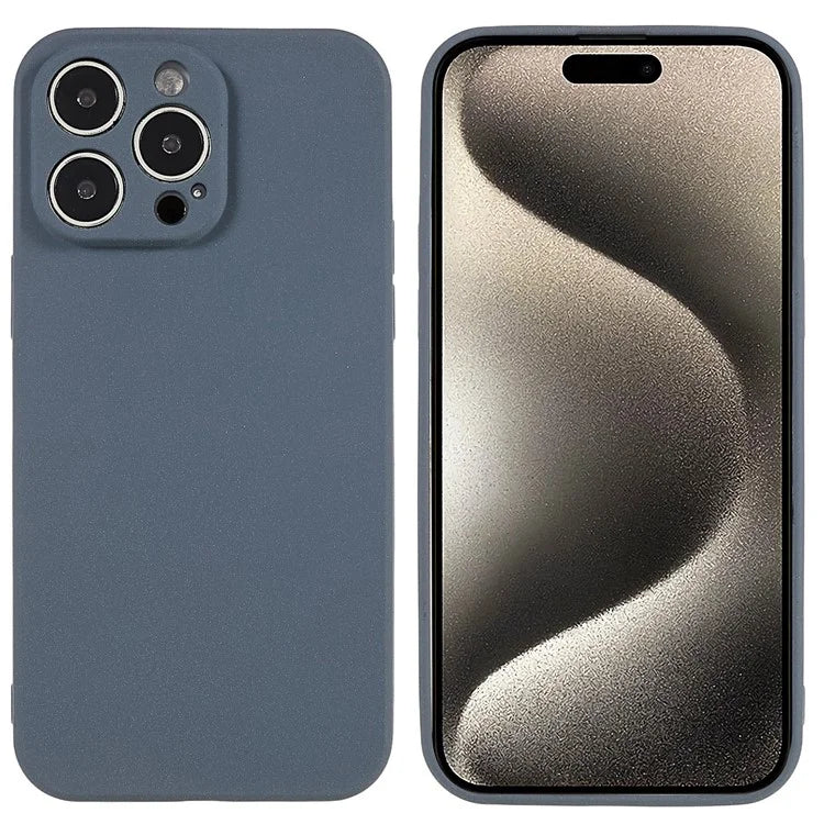For iPhone 15 Pro Max Double-Sided Matte Phone Case TPU Shockproof Back Shell Cover
