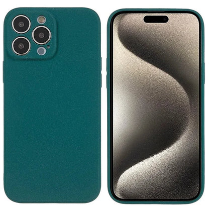 For iPhone 15 Pro Max Double-Sided Matte Phone Case TPU Shockproof Back Shell Cover
