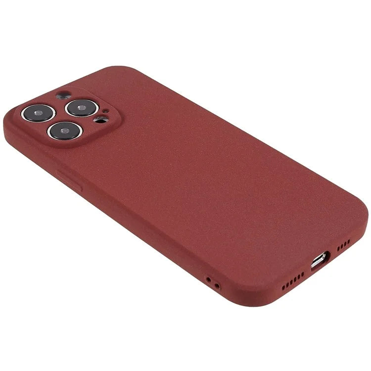 For iPhone 15 Pro Max Double-Sided Matte Phone Case TPU Shockproof Back Shell Cover