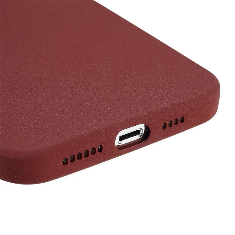 For iPhone 15 Pro Max Double-Sided Matte Phone Case TPU Shockproof Back Shell Cover