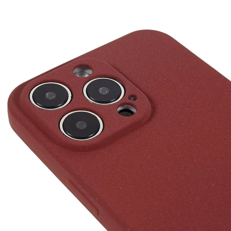 For iPhone 15 Pro Max Double-Sided Matte Phone Case TPU Shockproof Back Shell Cover