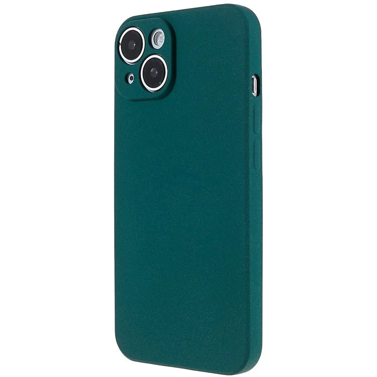 For iPhone 15 TPU Case Anti-scratch Double-Sided Matte Phone Back Cover