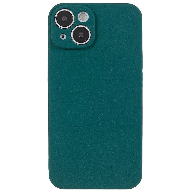 For iPhone 15 TPU Case Anti-scratch Double-Sided Matte Phone Back Cover