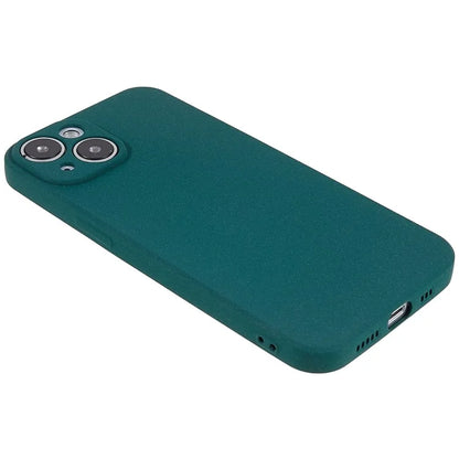 For iPhone 15 TPU Case Anti-scratch Double-Sided Matte Phone Back Cover