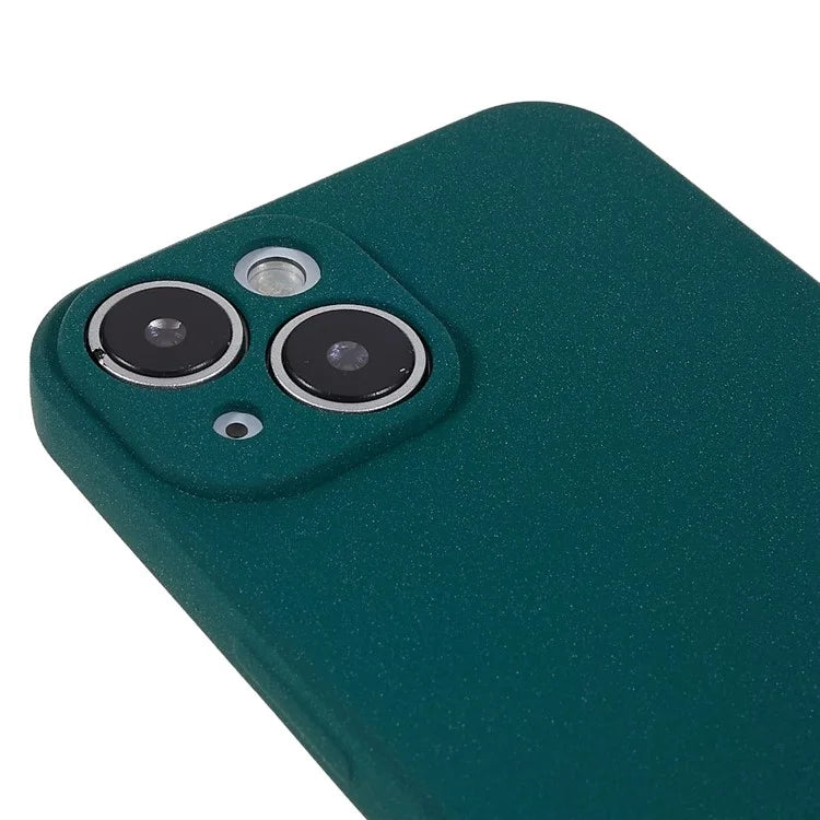 For iPhone 15 TPU Case Anti-scratch Double-Sided Matte Phone Back Cover