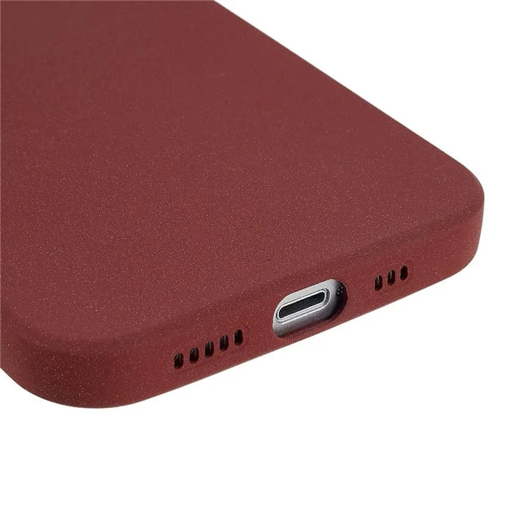 For iPhone 15 TPU Case Anti-scratch Double-Sided Matte Phone Back Cover