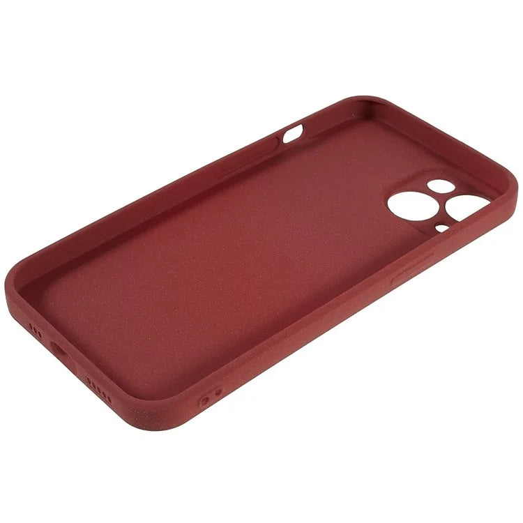 For iPhone 15 TPU Case Anti-scratch Double-Sided Matte Phone Back Cover