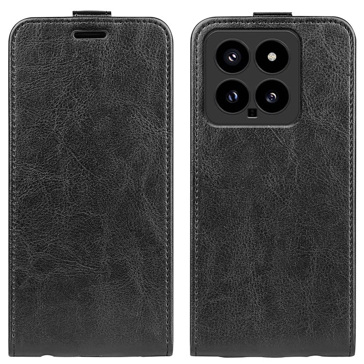 For Xiaomi 14 Case Crazy Horse Texture Leather Cover with Card Holder