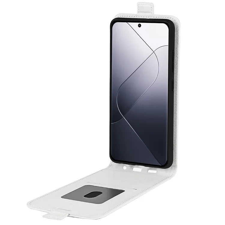 For Xiaomi 14 Case Crazy Horse Texture Leather Cover with Card Holder