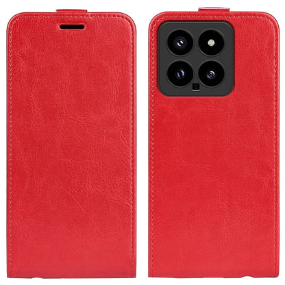 For Xiaomi 14 Case Crazy Horse Texture Leather Cover with Card Holder