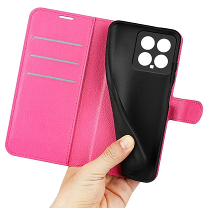 For Xiaomi 14 Case Litchi Texture PU Leather Stand Phone Wallet Cover