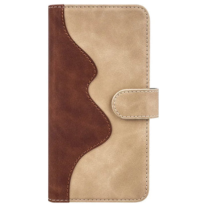 For Xiaomi 14 Case Color Splicing PU Leather Phone Wallet Cover
