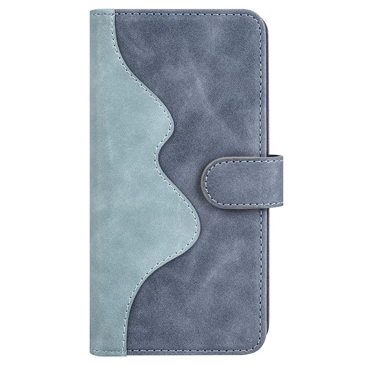 For Xiaomi 14 Case Color Splicing PU Leather Phone Wallet Cover