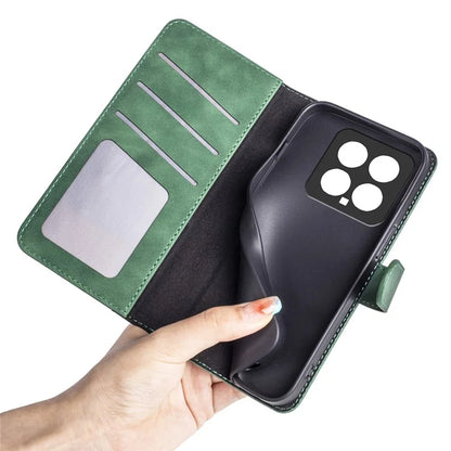 For Xiaomi 14 Case Color Splicing PU Leather Phone Wallet Cover