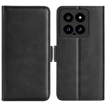 For Xiaomi 14 Case Calf Texture Leather Wallet Phone Cover