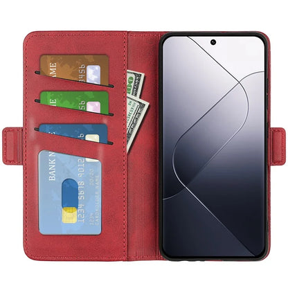 For Xiaomi 14 Case Calf Texture Leather Wallet Phone Cover