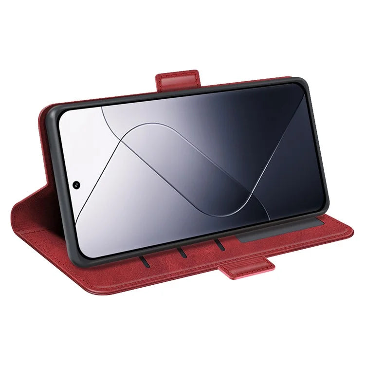 For Xiaomi 14 Case Calf Texture Leather Wallet Phone Cover