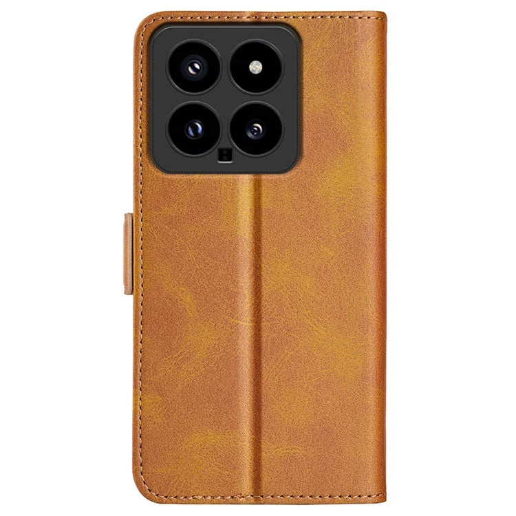 For Xiaomi 14 Case Calf Texture Leather Wallet Phone Cover