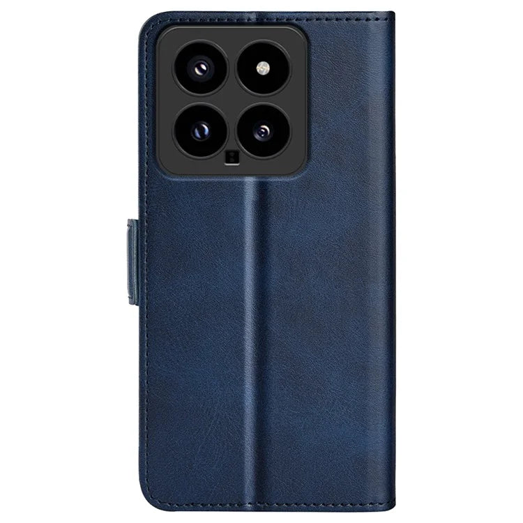For Xiaomi 14 Case Calf Texture Leather Wallet Phone Cover