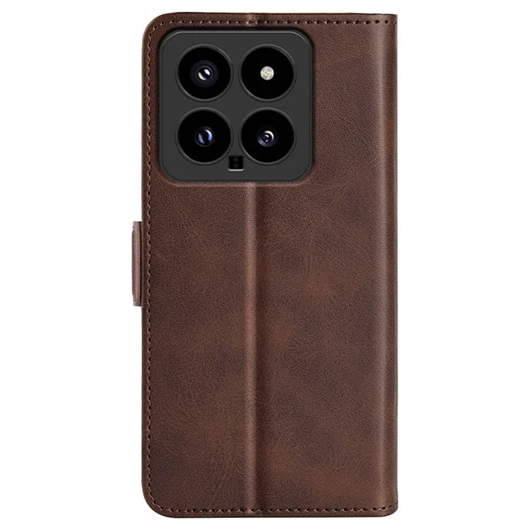 For Xiaomi 14 Case Calf Texture Leather Wallet Phone Cover