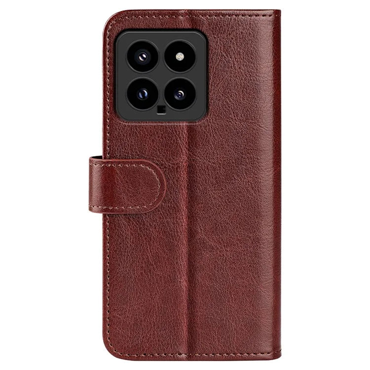 For Xiaomi 14 Case Crazy Horse Texture Wallet Leather Phone Cover