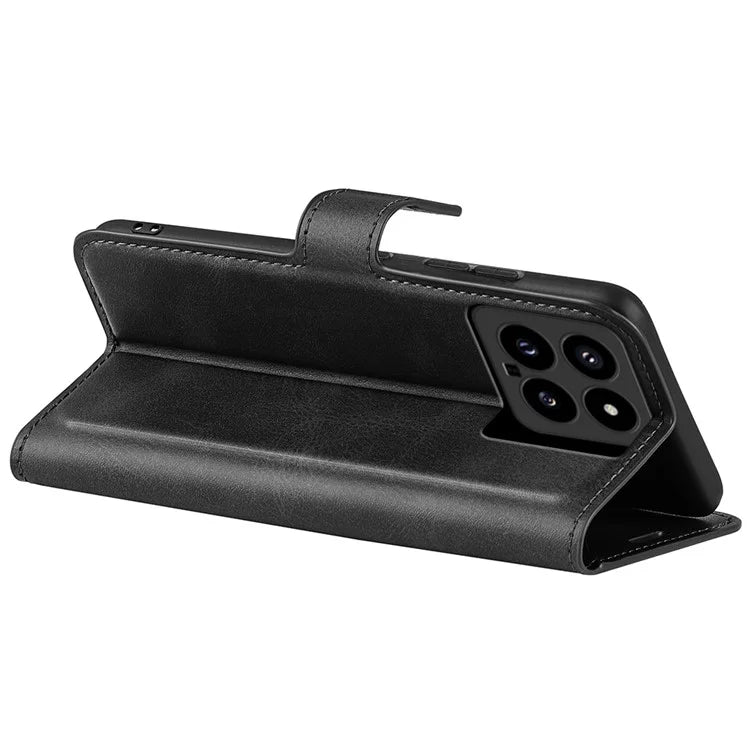 For Xiaomi 14 Case Calf Texture PU Leather Flip Phone Wallet Cover