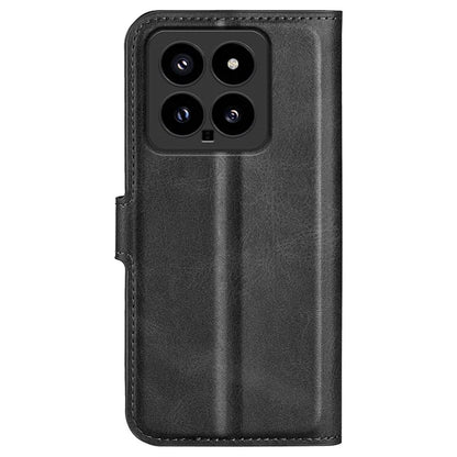 For Xiaomi 14 Case Calf Texture PU Leather Flip Phone Wallet Cover