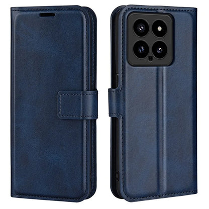 For Xiaomi 14 Case Calf Texture PU Leather Flip Phone Wallet Cover