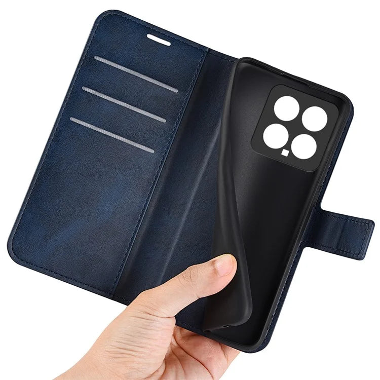 For Xiaomi 14 Case Calf Texture PU Leather Flip Phone Wallet Cover