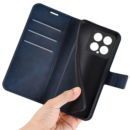 For Xiaomi 14 Case Calf Texture PU Leather Flip Phone Wallet Cover