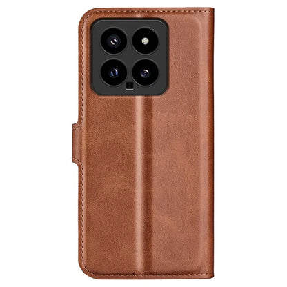 For Xiaomi 14 Case Calf Texture PU Leather Flip Phone Wallet Cover