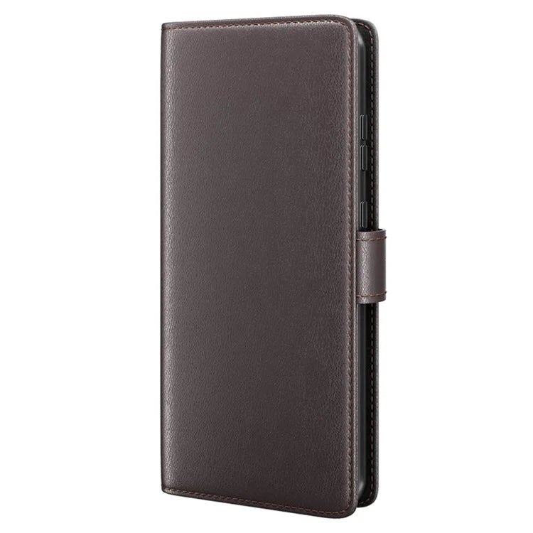 For Xiaomi 14 Case Genuine Split Leather Phone Cover with Wallet