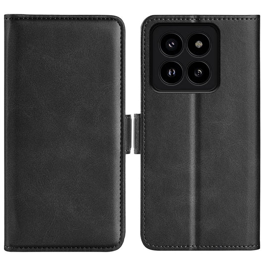 For Xiaomi 14 Pro Case PU Leather Magnetic Clasp Wallet Cover