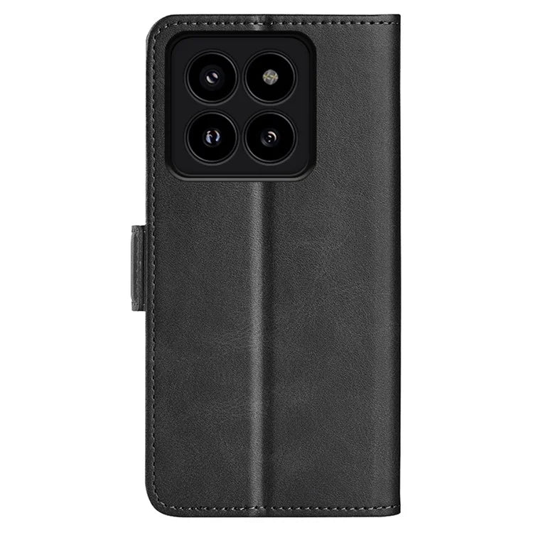 For Xiaomi 14 Pro Case PU Leather Magnetic Clasp Wallet Cover