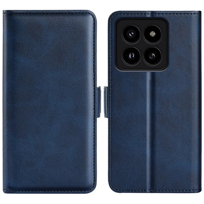 For Xiaomi 14 Pro Case PU Leather Magnetic Clasp Wallet Cover