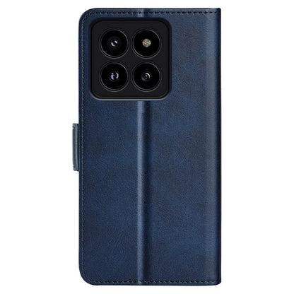 For Xiaomi 14 Pro Case PU Leather Magnetic Clasp Wallet Cover