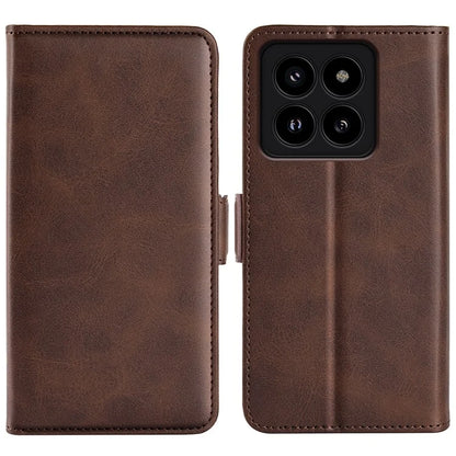 For Xiaomi 14 Pro Case PU Leather Magnetic Clasp Wallet Cover