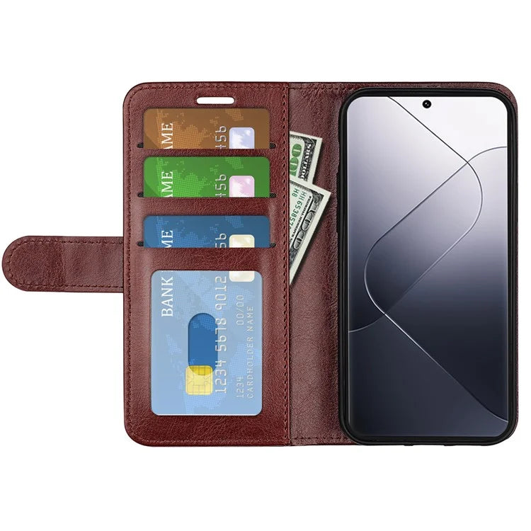 For Xiaomi 14 Pro Case Stand Wallet Leather Phone Cover