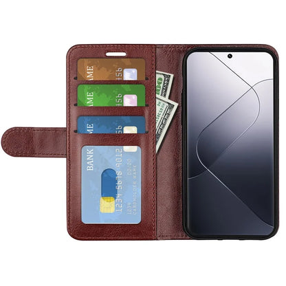 For Xiaomi 14 Pro Case Stand Wallet Leather Phone Cover
