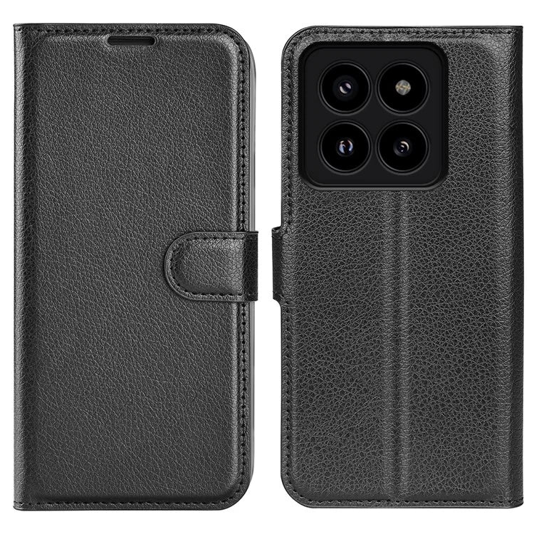 For Xiaomi 14 Pro Case Litchi Texture Anti-scratch Wallet Leather Cover
