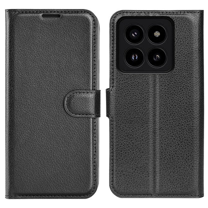 For Xiaomi 14 Pro Case Litchi Texture Anti-scratch Wallet Leather Cover