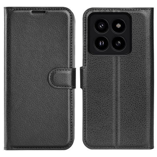 For Xiaomi 14 Pro Case Litchi Texture Anti-scratch Wallet Leather Cover