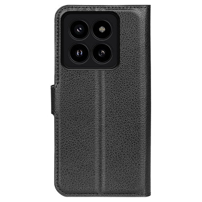 For Xiaomi 14 Pro Case Litchi Texture Anti-scratch Wallet Leather Cover