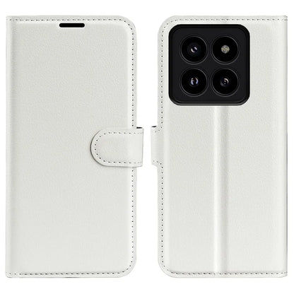 For Xiaomi 14 Pro Case Litchi Texture Anti-scratch Wallet Leather Cover